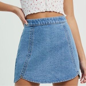 Pac Sun Denim Mini Skirt